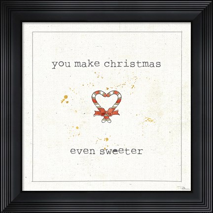 Framed Christmas Cuties II Print