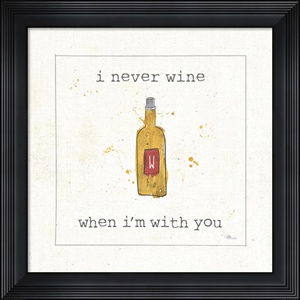 Framed Flavor Notes IV Print
