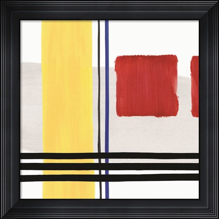 Framed Lines I Print