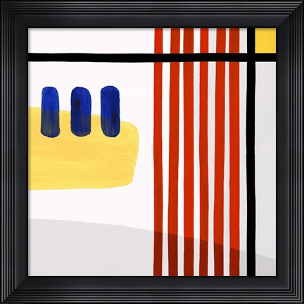 Framed Lines II Print