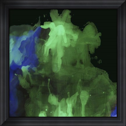 Framed Neon Spill II Print