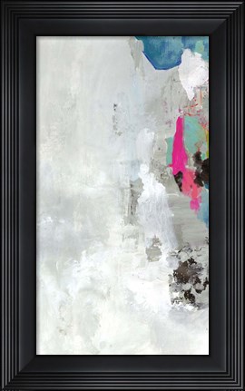 Framed Touch of Blue I Print