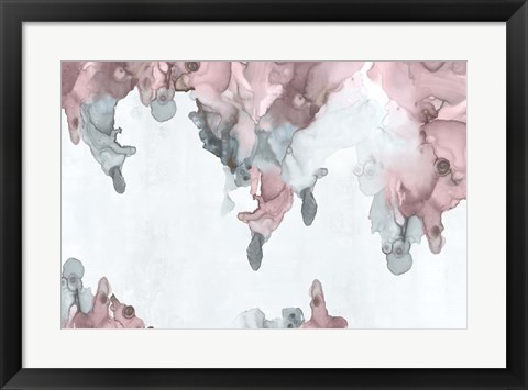 Framed Bubblegum Pink I Print