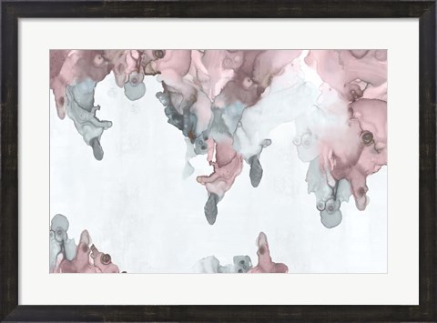 Framed Bubblegum Pink I Print