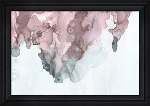 Framed Bubblegum Pink II Print