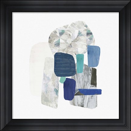 Framed Stone II Print