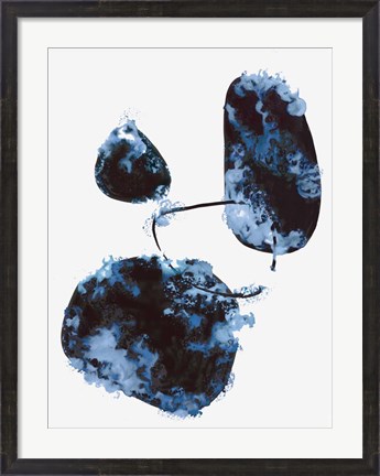 Framed Blue Stone I Print