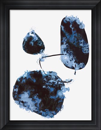Framed Blue Stone I Print