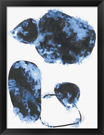 Framed Blue Stone II Print