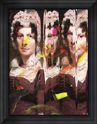 Framed Three Selves II Print