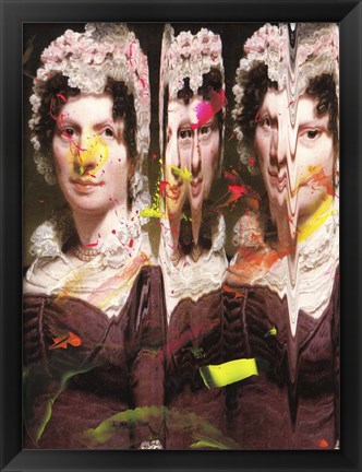 Framed Three Selves II Print