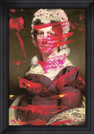 Framed Victorian Neon II Print