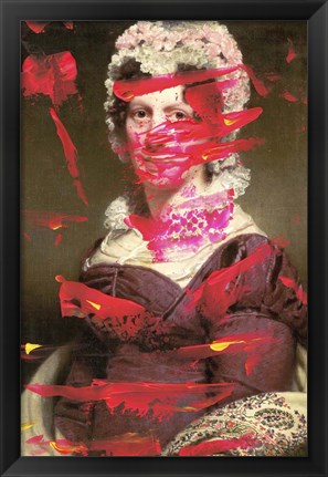 Framed Victorian Neon II Print