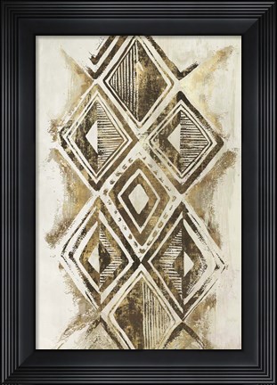 Framed African Diamonds Print