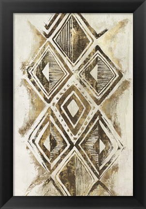 Framed African Diamonds Print