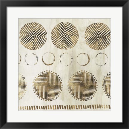 Framed African Pattern Print