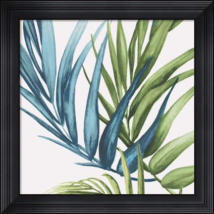 Framed Palm Leaves IV Print