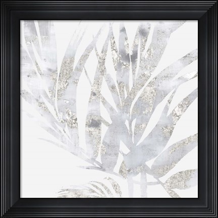Framed Faded Leaves I Print
