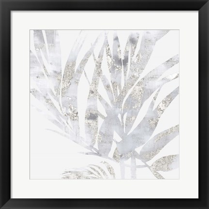 Framed Faded Leaves I Print