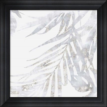 Framed Faded Leaves II Print