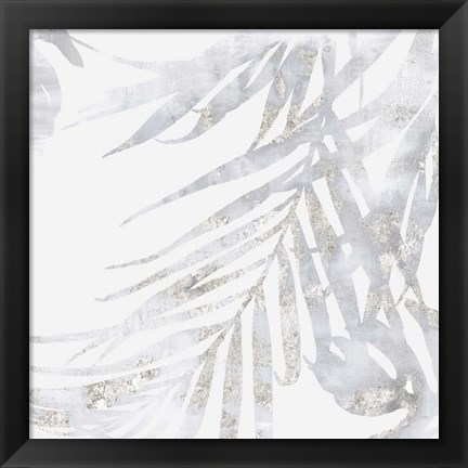 Framed Faded Leaves II Print