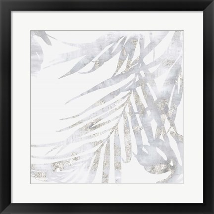 Framed Faded Leaves II Print