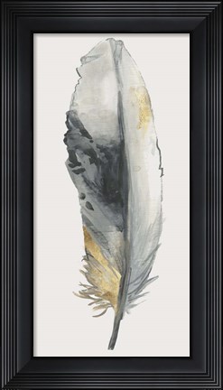 Framed Secret Gold I Print