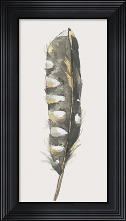 Framed Secret Gold III Print