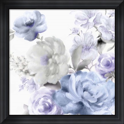 Framed Light Floral II Print