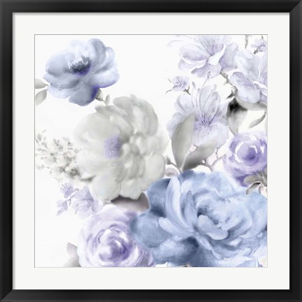 Framed Light Floral II Print