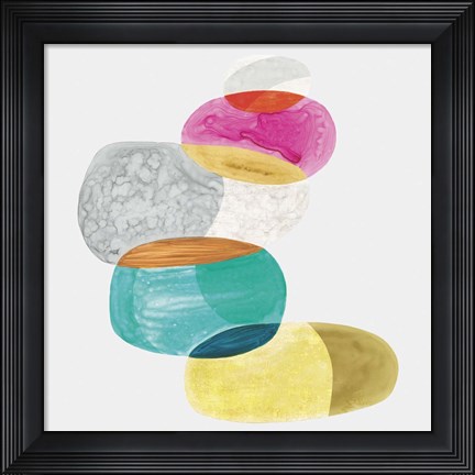 Framed Color Combo I Print