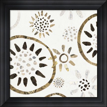 Framed Garden of Gold I Print