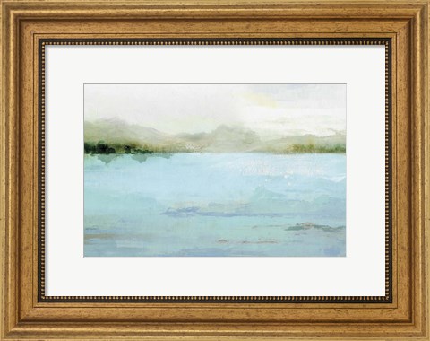 Framed Blue Lake Print