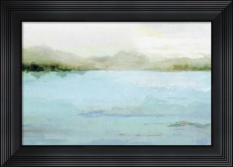 Framed Blue Lake Print
