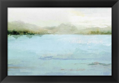 Framed Blue Lake Print