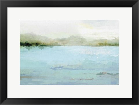 Framed Blue Lake Print