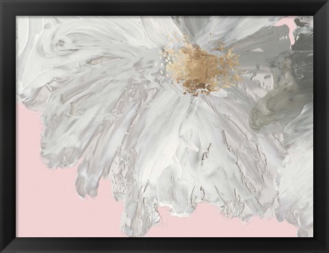 Framed White Peony Print