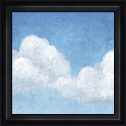 Framed Cloudy I Print