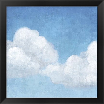 Framed Cloudy I Print