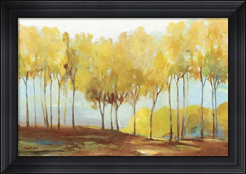 Framed Yellow Trees Print
