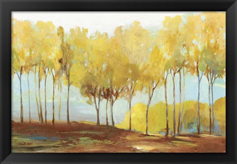 Framed Yellow Trees Print