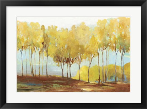 Framed Yellow Trees Print