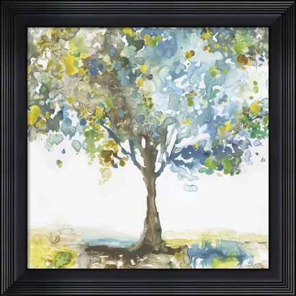 Framed Majestic Blue Print