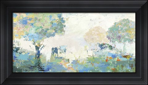 Framed Textural Landscape Print