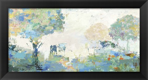 Framed Textural Landscape Print