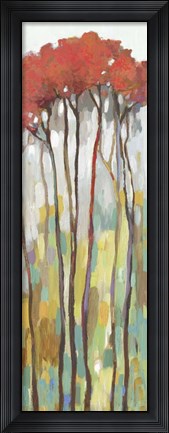 Framed Standing Tall I Red Top Print