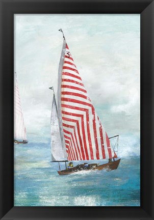 Framed Red sails Print