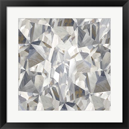 Framed Crystal Clearing I Print