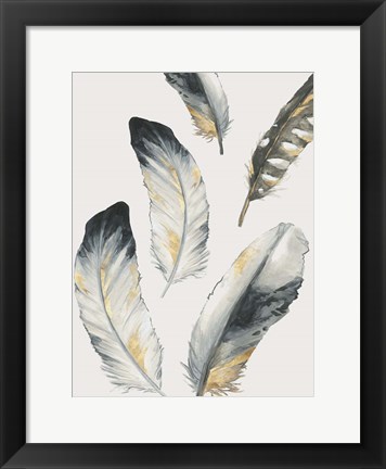 Framed Touch of Gold II Print