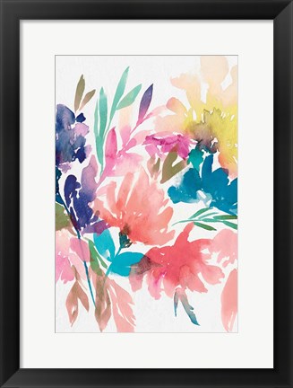 Framed Fresh Bouquet I Print